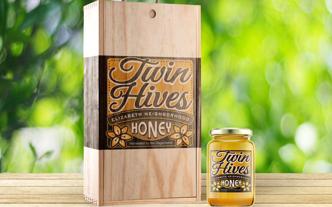 Twin Hives Neighborhood Honey Product Boxes & Labels