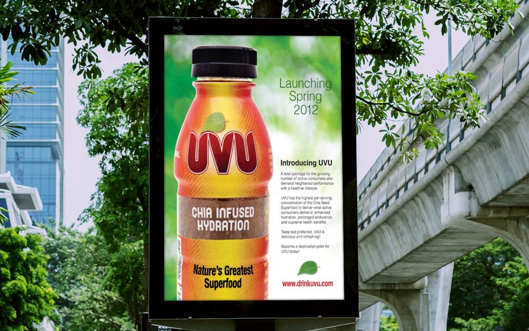 UVU Energy Drink Outdoor Display