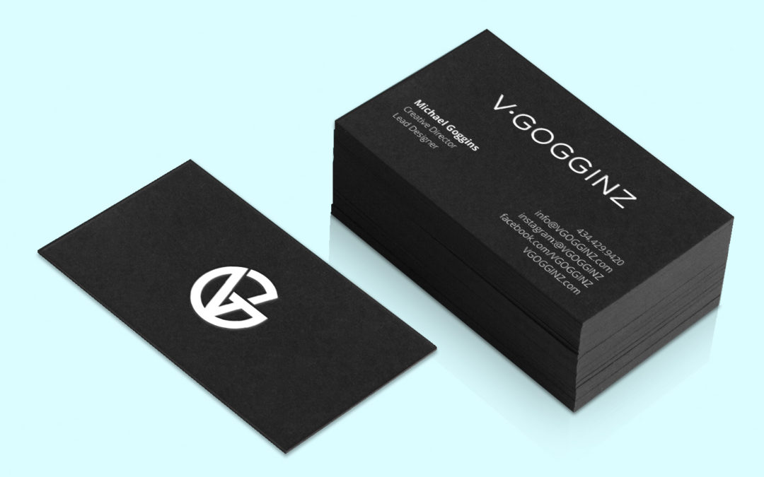 V-GOGGINZ Logo and Business Card Design