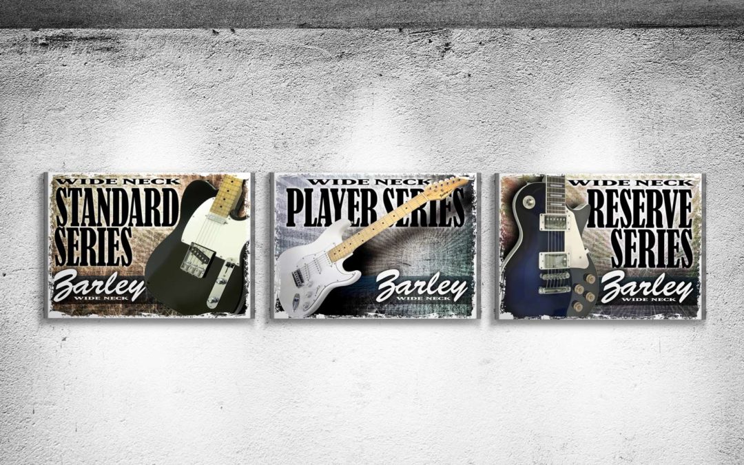 ZARLEY Wide Neck Guitars Posters