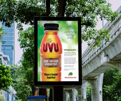 UVU Energy Drink Outdoor Display