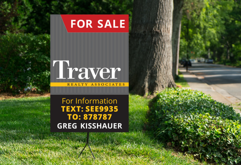 Traver Realty For Sale Sign